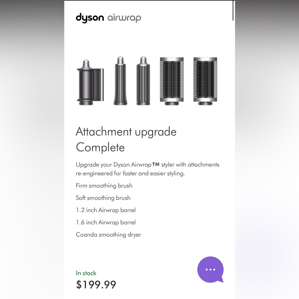 Dyson Airwrap Upgrade Complete Attachments
